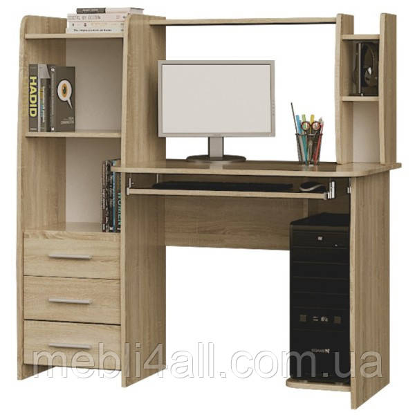 Стіл комп'ютерний з надставкою Ліра, фото 1