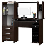 Стіл комп'ютерний з надставкою Ліра, фото 3