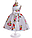 Ошатний  біла сукня для дівчинкиElegant white dress for the girl., фото 3