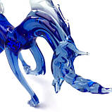 Скляна статуетка "Синій єдиноріг", фото 2