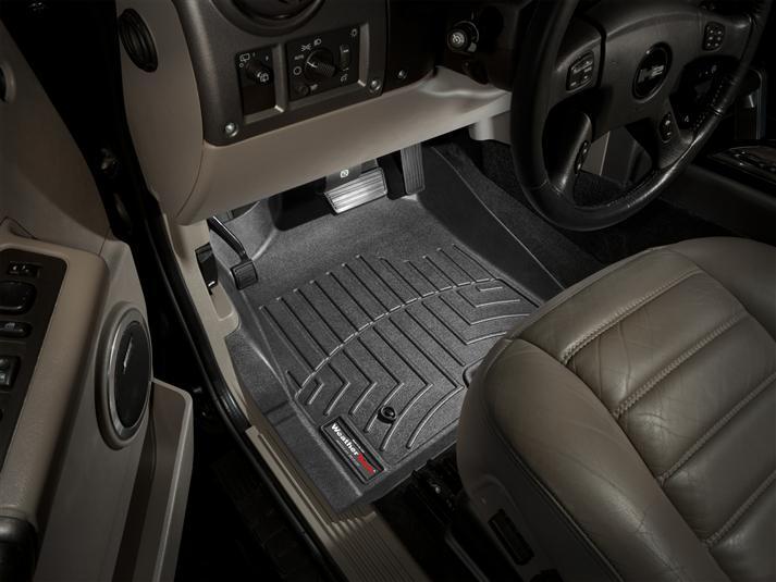 Килими гумові WeatherTech Hummer H2 передні чорні