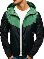 Вітровка віндронер весняна чоловіча унісекс чорна із зеленим Київ