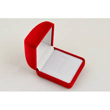 Футляр оксамитовий під кільце, сережки, універсальний червоний, бордовий, синій