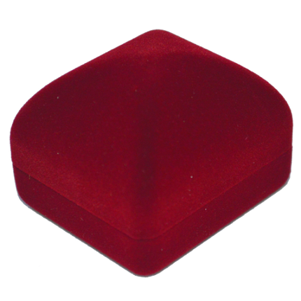 Футляр оксамитовий для сережок червоний, бордовий, синій, фото 1