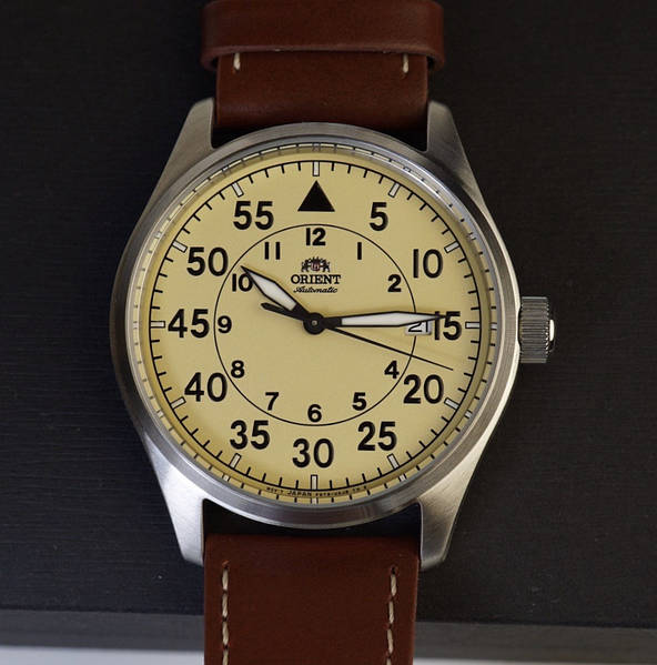 Orient RN AC0H04Y AVIATOR PILOT Automatic Dealer Time 1173592498