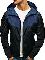 Вітровка віндронер весняна чоловіча унісекс чорна із синім Київ