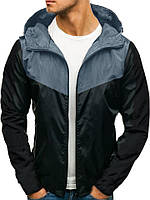 Вітровка віндронер весняна чоловіча унісекс чорна з бузковим Київ