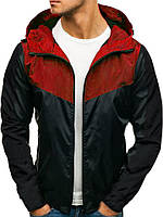 Вітровка віндронер весняна чоловіча унісекс чорна з червоним Київ