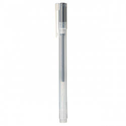 Ручка MUJI гелева чорна 0,38 мм GEL-Ink (4548718727674)