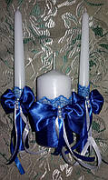 Свадебный набор свечей "Романтика" (в ассортименте) Синий