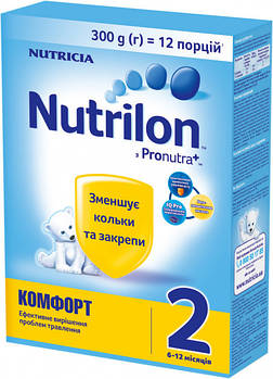 Суха дитяча молочна суміш Nutrilon Комфорт 2, 300 р.