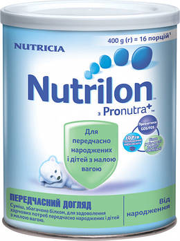 Суха дитяча молочна суміш Nutrilon передчасний догляд, 400 г