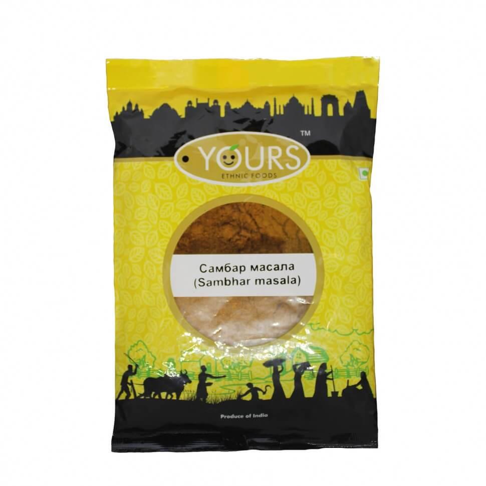 Самбар масала (Sambhar Masala, Yours), 100 грамів, фото 1