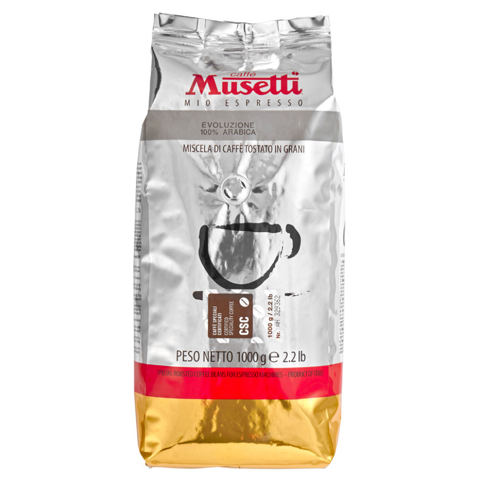 Кава в зернах Musetti Evaluzione 1 кг