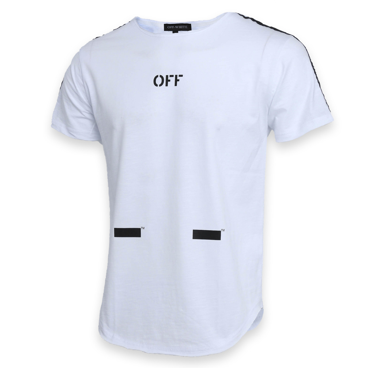 Футболка белый OFF-WHITE №1, лента Ф-11 WHT XL(Р) 18-616-021-002, фото 1