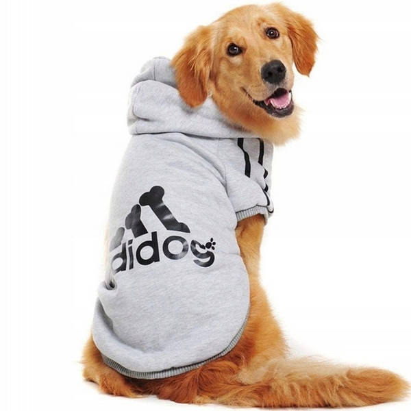 Adidas dog hoodie deals