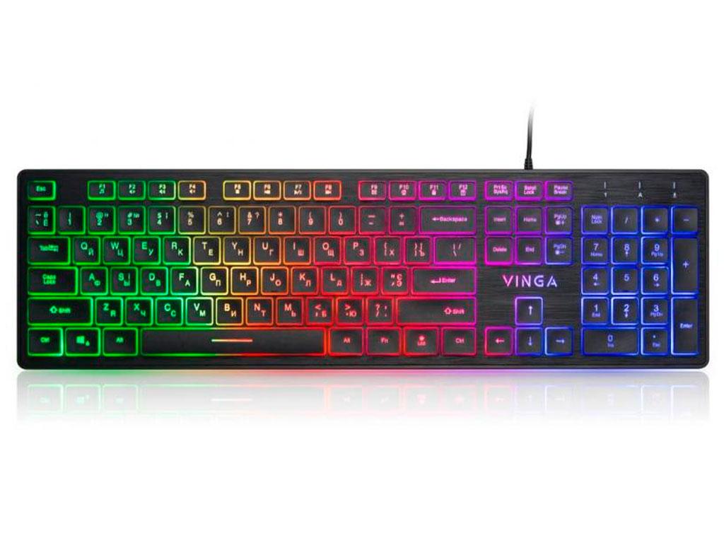 Клавіатура Vinga KB410 black