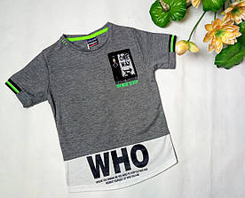 Стильна футболка для хлопчика з бавовни