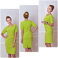 Платье женское, модель 700/2, оливковый яркий размер 42