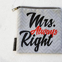 Косметичка квадратна Basic Mrs. Always Right 16x16 см (KB_19M028_SE)