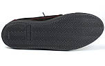 Чорні кросівки сліпони нубукові Велика взуття чоловіче 46 47 48 розміри Rosso Avangard Slip-On Black-Red NUB BS, фото 7