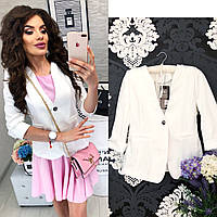 Жакет жіночий, модель 18, молочний