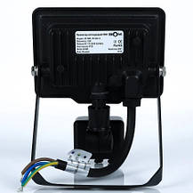Світлодіодний прожектор LED BIOM 10W S5 Slim+SENSOR 6200K IP65, фото 3