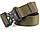 Тактичний ремінь з пряжкою 145 см. tactical black (810-olive) пояс для нацгвардії, пояс ЗСУ, поліції, фото 4