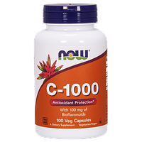 C-1000 mg with Bioflavonoids NOW, 100 капсул