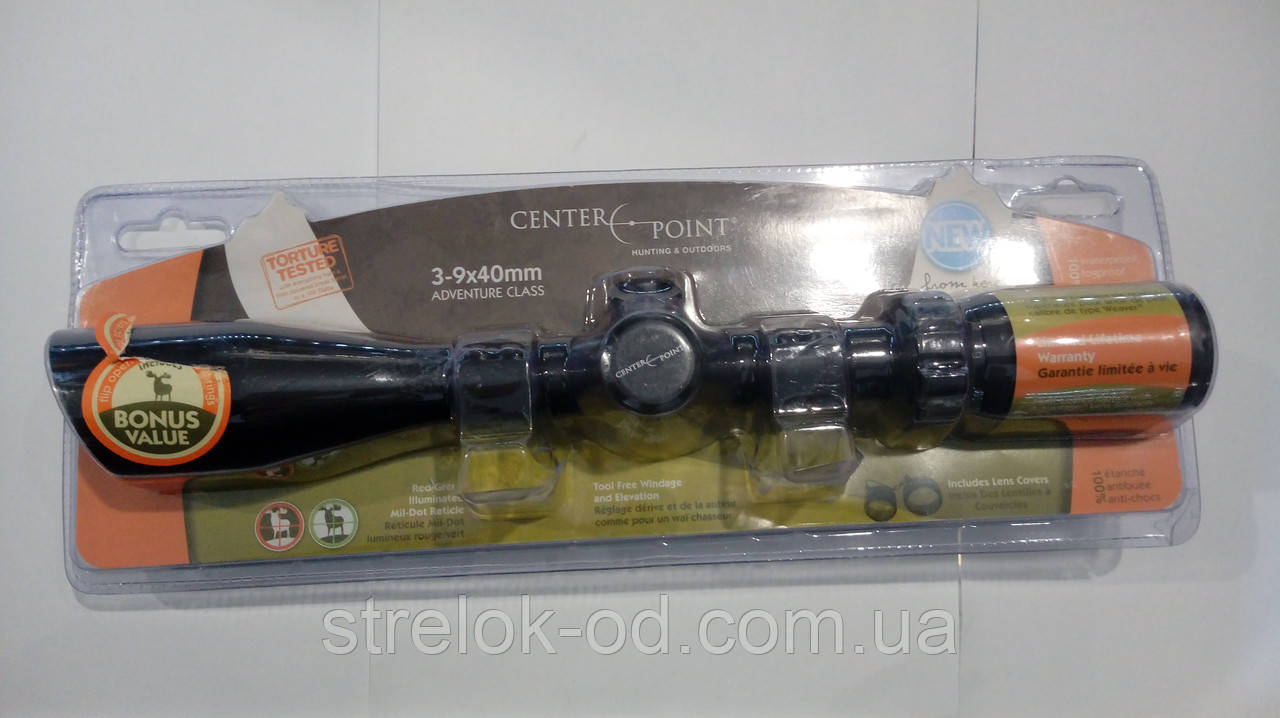 Оптичний приціл Crosman Center Point 3-9х40 ADVENTURE CLASS