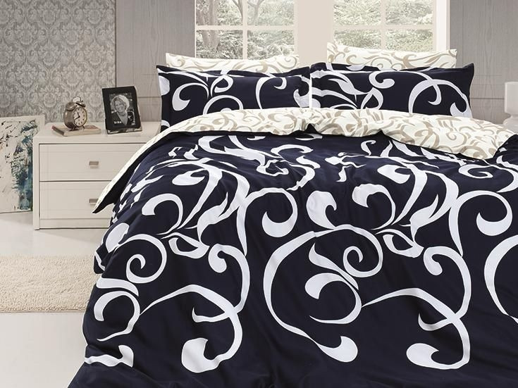 Постільна Білизна First Choice Cotton Ruya Lacivert