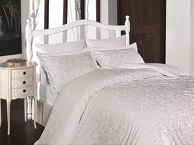 Постільна Білизна First Choice Cotton Satin Sweta Beyaz Полуторний