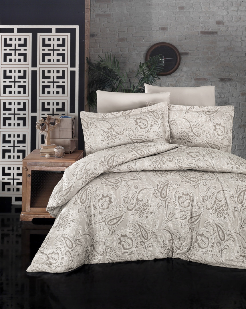 Постільна Білизна First Choice Cotton Satin Reagen Toprak