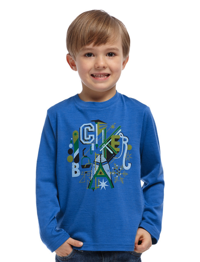 Термофутболка Icebreaker Kids LS Wilderness