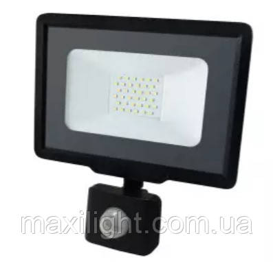 Світлодіодний прожектор LED BIOM 30W S5 Slim+SENSOR 6200K IP65