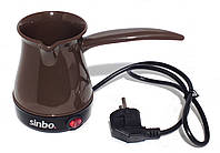 Электрическая турка (кофеварка) Sinbo SCM-2928 (0,3 л.) КОРИЧНЕВАЯ