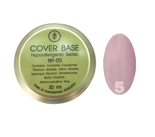 База для гель-лаку Milano Rubber Cover Base Gel Luxury №05, 30 мл