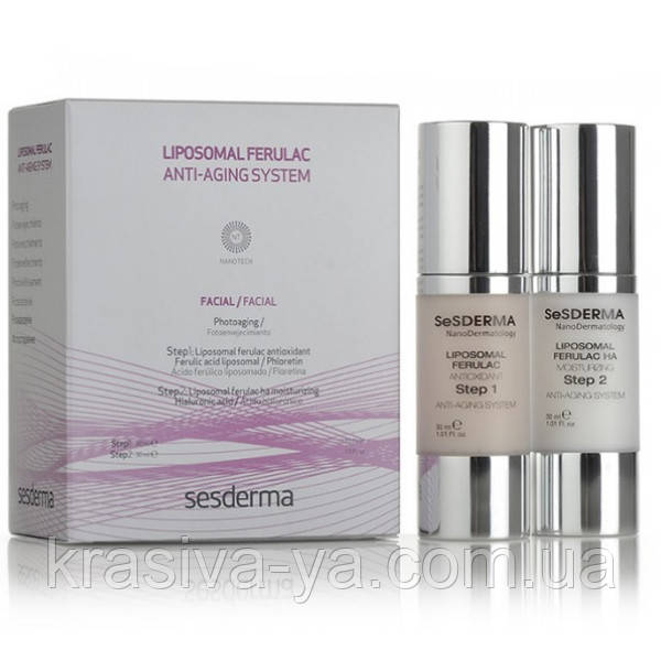 Liposomal Ferulac Anti-Aging System - Омолоджуюча система Крок I + Крок II , 30 мл+30 мл