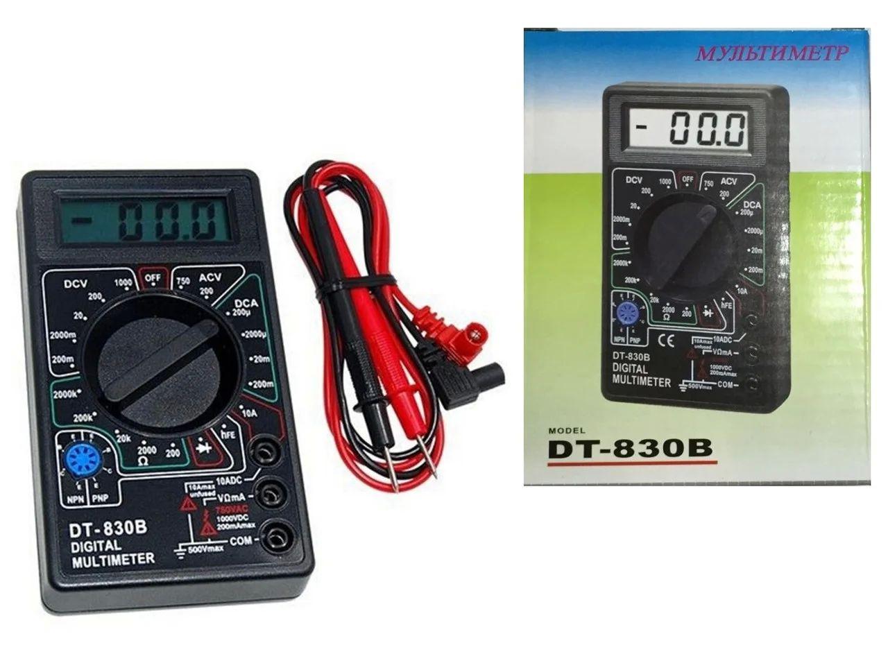 Цифровий мультиметр, тестер DT-830B, фото 1