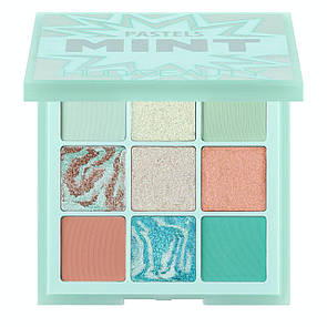 Тіні для повік HUDA BEAUTY Pastel Obsessions Palette MINT (9 кольорів) люкс