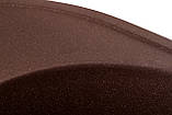 Гранітна раковина Granado SEVILLA marron 62*46 коричнева, фото 3