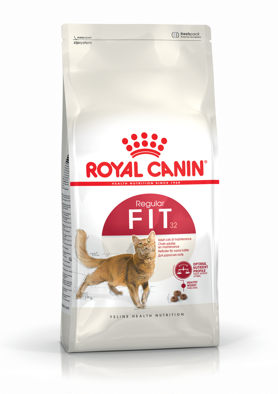 Royal Canin FIT 2 кг — СБАЛАНСОВАНИЙ КОРМ ДЛЯ ЗРОСЛИХ КОШЕК У ПОВІТРОСТІ ВІД 1 ДО 7 ЛІТ