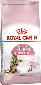 Royal Canin Kitten Sterilised 2кг сухий корм для стерилізованих кошенят від 6 до 12 місяців