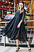 Темне плаття з пишною спідницею Ренесанс, фото 3