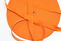 Тесьма Стрічка кіперна 20мм помаранчевий бобіна 50м