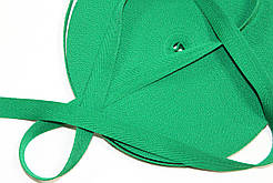 Тесьма Стрічка кіперна 20мм зелений бобіна 50м