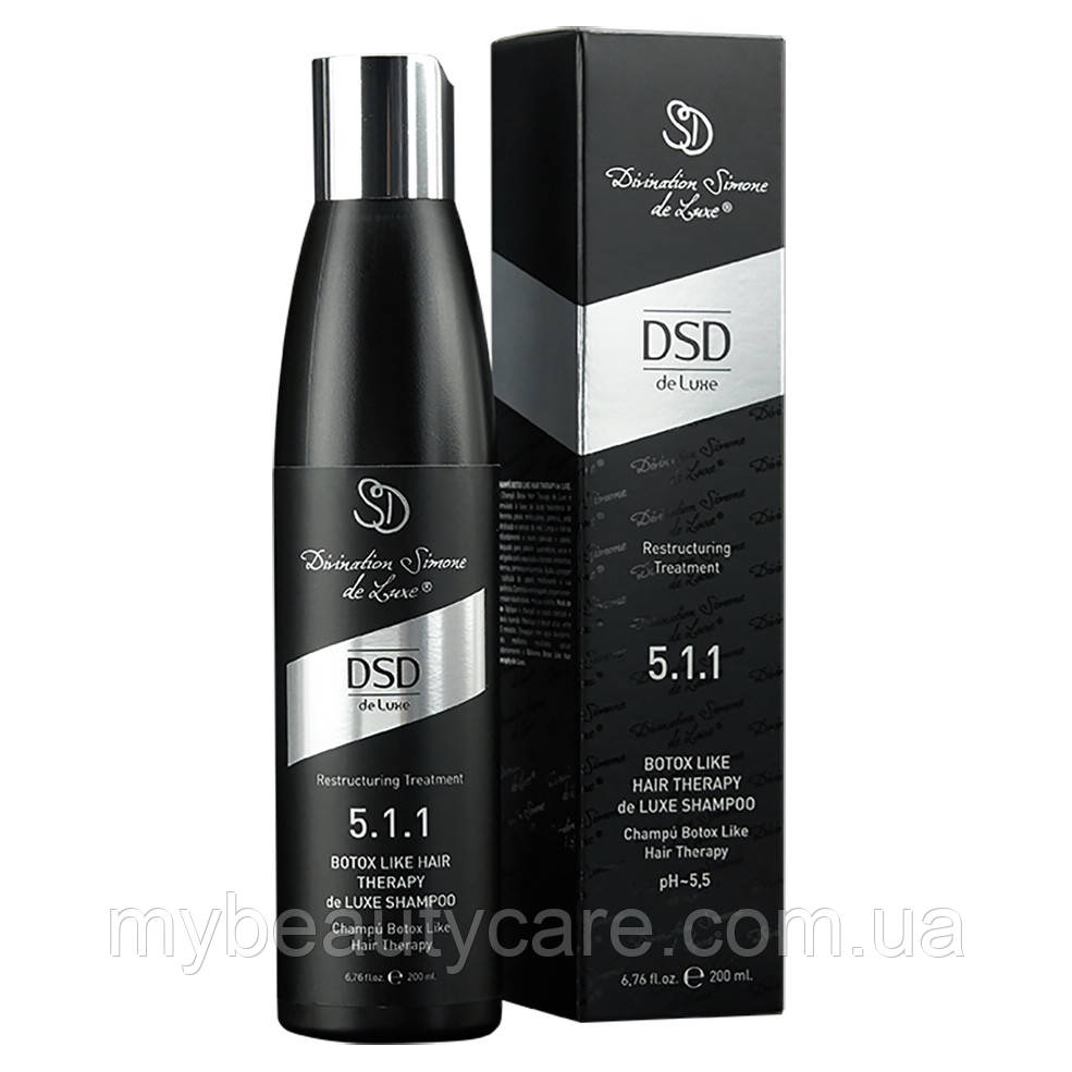 DSD DE LUXE 5.1.1 BOTOX HAIR THERAPY SHAMPOO відновлювальний шампунь Ботокс