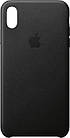 Чохол Apple Leather Case Black (MRWT2ZM/A) для IPhone Xs Max, фото 4