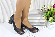 Туфлі жіночі La Vicente 35-20-22-47-207 шкіряні на підборах, фото 2