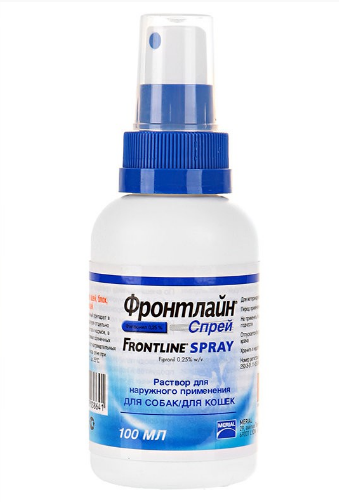 Купить Спрей от блох и клещей FrontLine для собак 100 мл, цена 442 ...